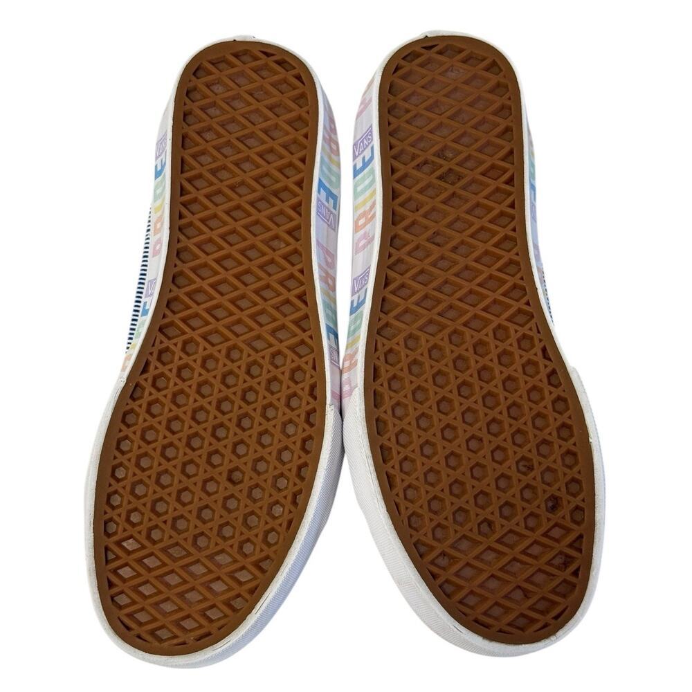 VANS Pride LGBTQ Rainbow Sk8-Mid Tops Sneakers Cushioned Insoles Shoes Sz 7/8.5 - Picture 10 of 11